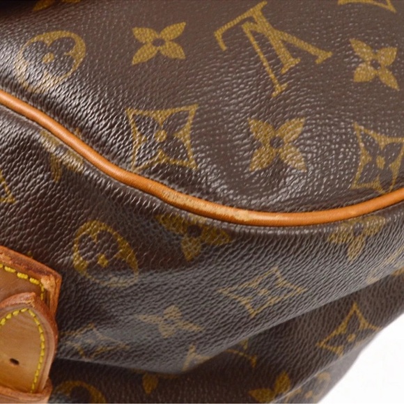 💎✨Authentic✨💎Louis Vuitton Monogram Saumur 35 Shoulder Bag Brown - Picture 5 of 9